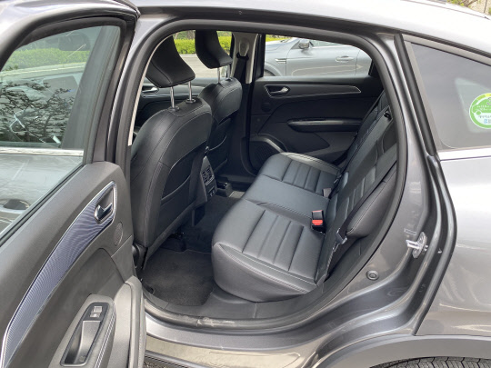 르노삼성 2022년형 XM3 TCe 260 모델 2열. <이상현 기자>